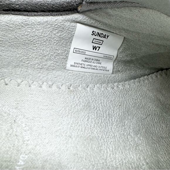 Vessi Women's Sunday Slippers 100% Waterproof Wool Slate Grey Size 7 Loungewear - Picture 11 of 12